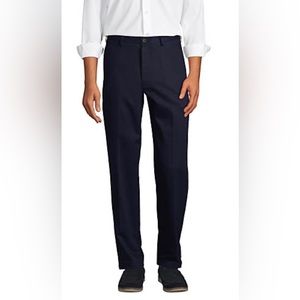Land End’s No Iron Chino Pants Navy